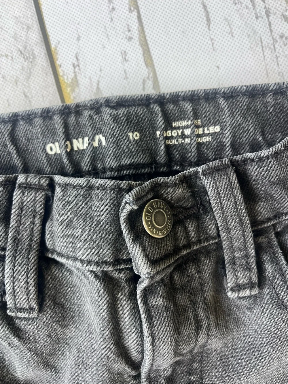BUNDLE of 4 Old Navy girls baggy wide leg size 10 jean